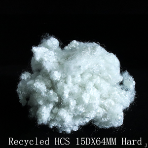 HCS 15DX64MM high elastic Hollow Conjugated Recycled Polyester Fiber