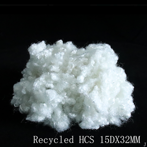 HCS 15DX32MM high elastic Hollow Conjugated Recycled Polyester Fiber Stuffing